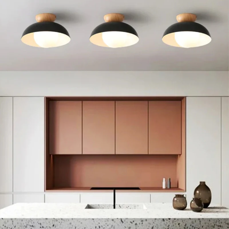 Modern Minimalist Semi-Flush Mount Ceiling Light - Image 24
