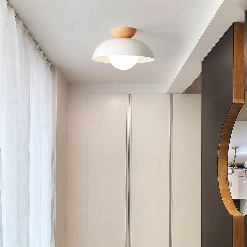 Modern Minimalist Semi-Flush Mount Ceiling Light - Image 4