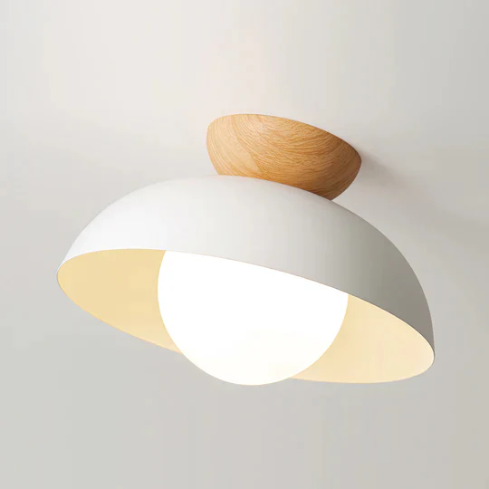 Modern Minimalist Semi-Flush Mount Ceiling Light - Image 5