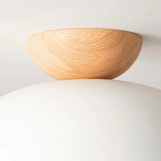 Modern Minimalist Semi-Flush Mount Ceiling Light - Image 7