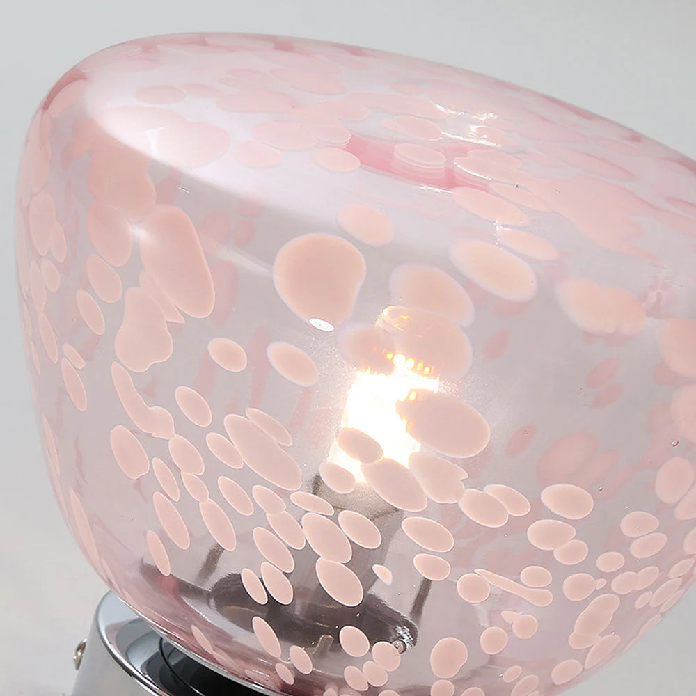 Modern Pink Glass Hallway Ceiling Light - Image 7