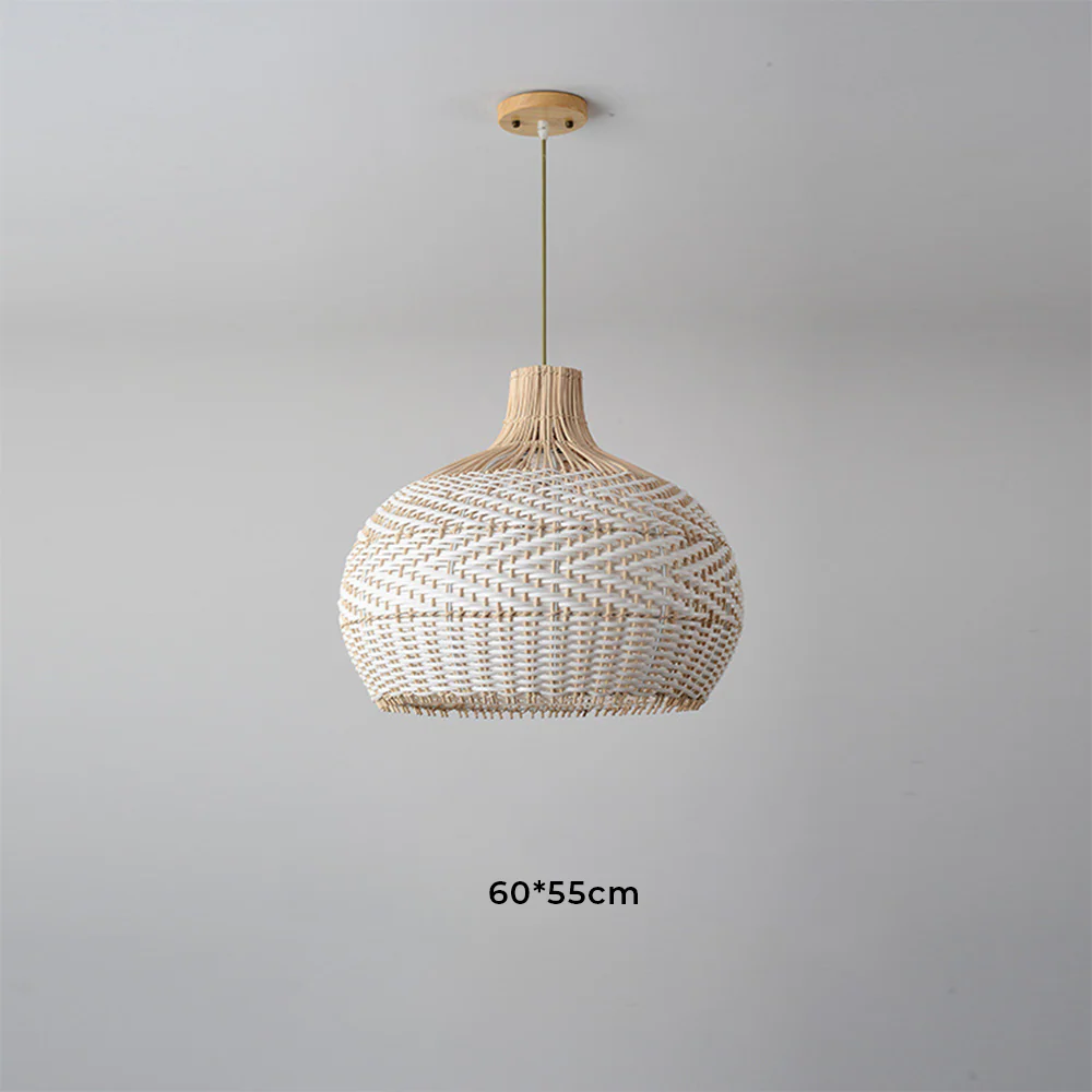 Modern Rattan Handwoven Pendant Light - Image 15
