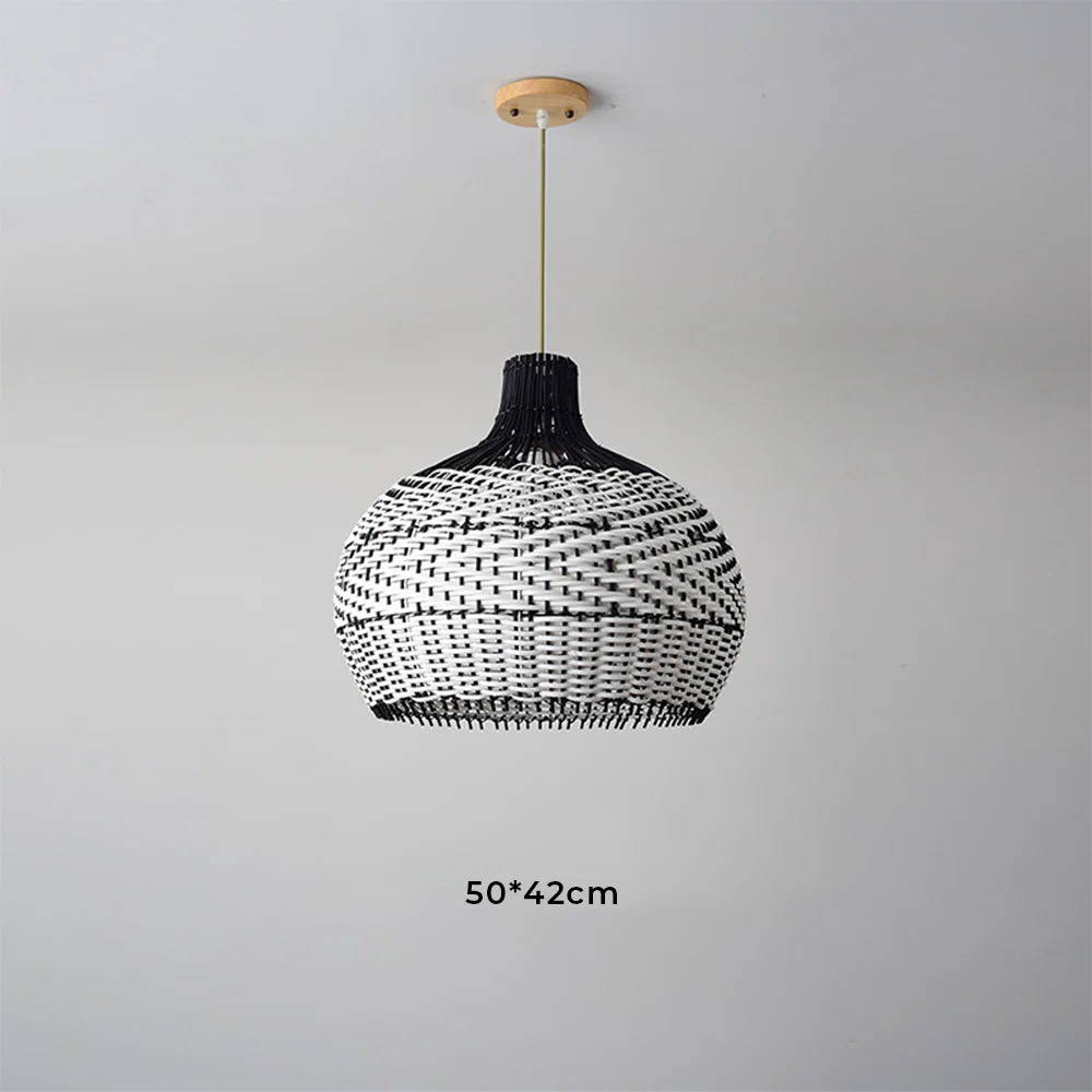 Modern Rattan Handwoven Pendant Light - Image 8