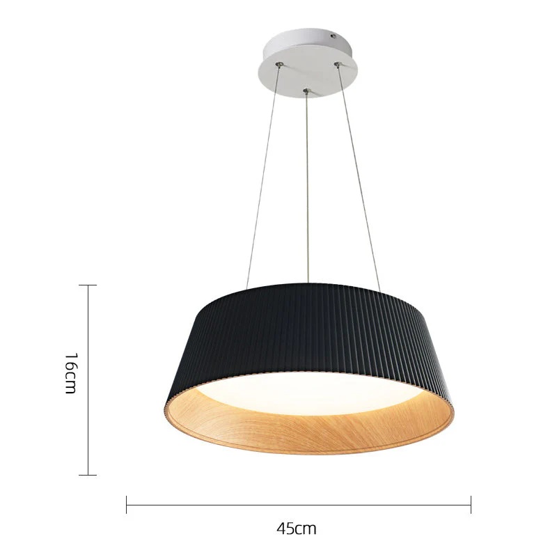 Modern Ribbed LED Pendant Light For Kitchen Island - Image 3