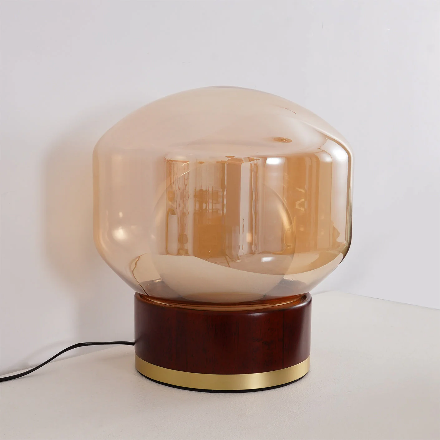 Modern Rigel Round Glass Table Light - Image 12