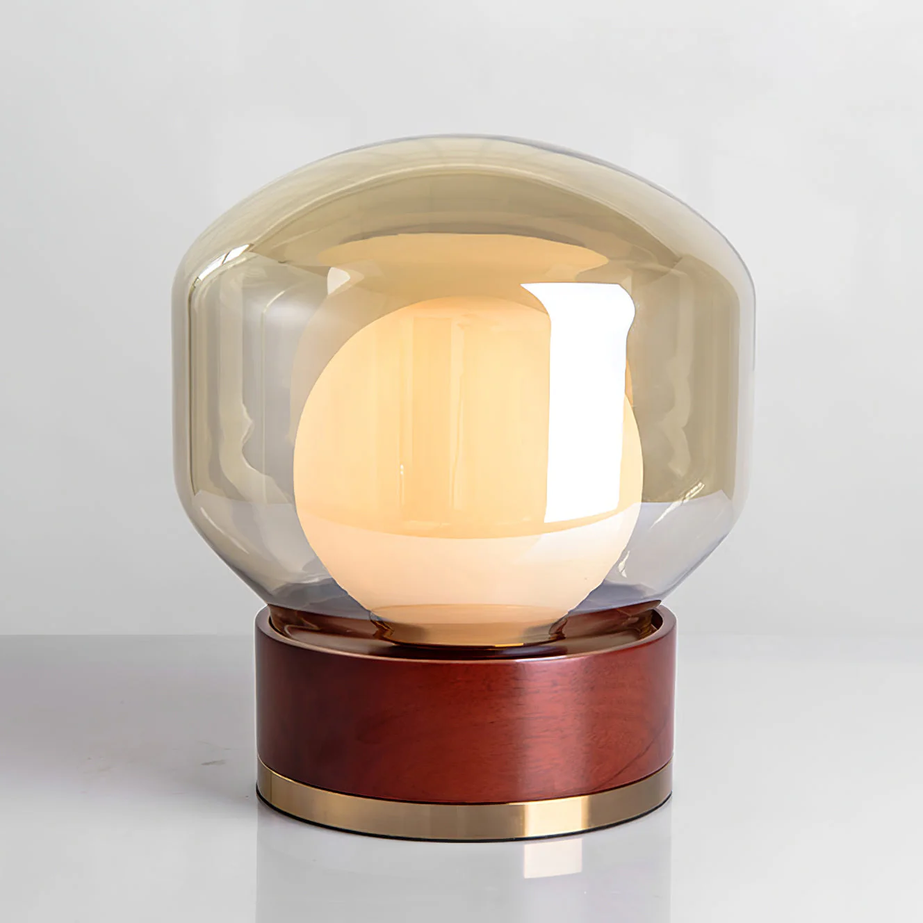 Modern Rigel Round Glass Table Light - Image 13