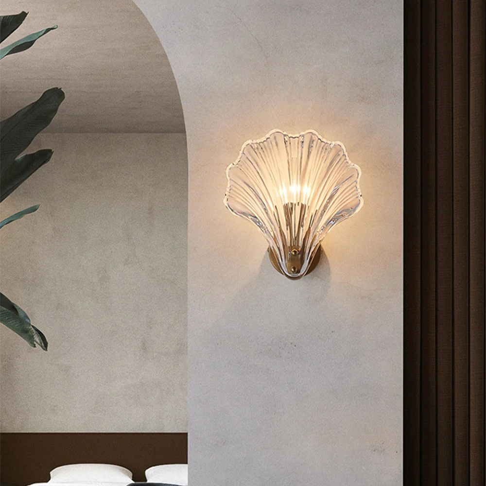 Modern Sea Shell Glass Wall Lamp - Image 19