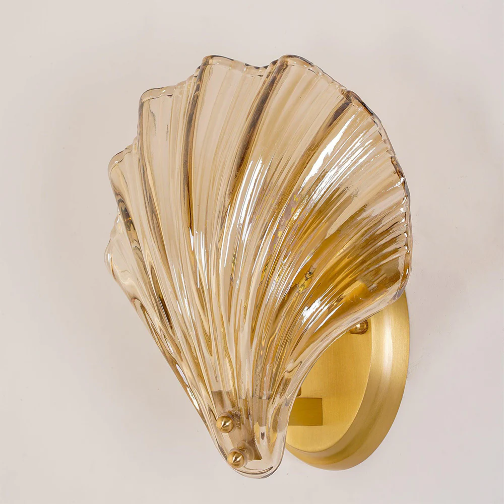 Modern Sea Shell Glass Wall Lamp - Image 23