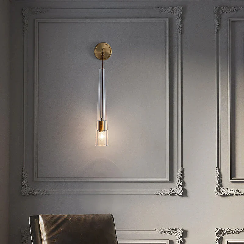 Modern Black Golden Hanging Suspended Wall Light - Image 4