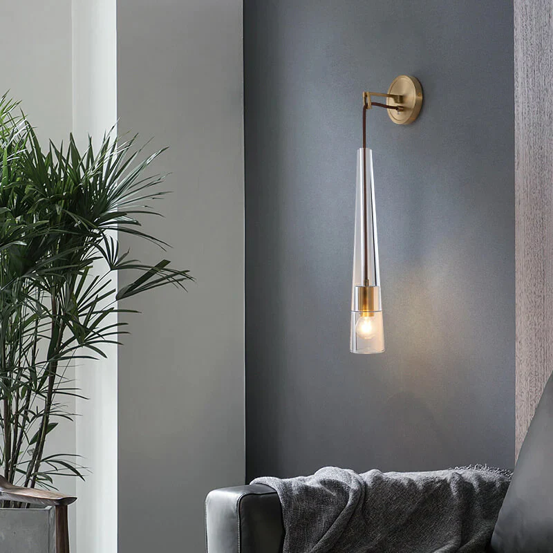 Modern Black Golden Hanging Suspended Wall Light - Image 5