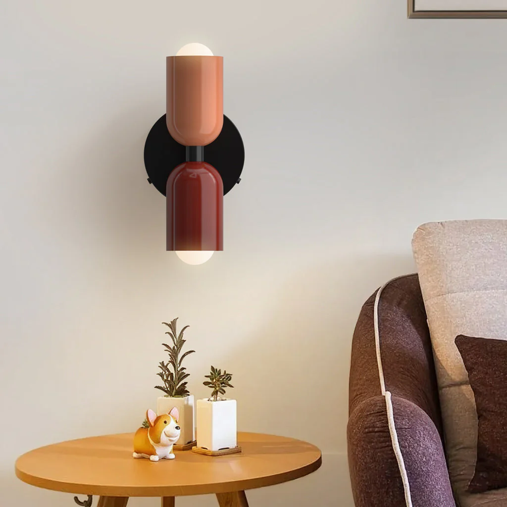 Modern Short Double Head Wall Light - Image 8