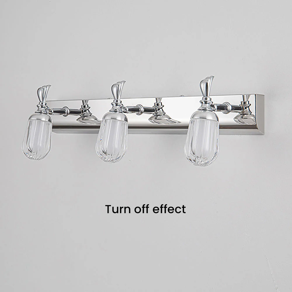 Modern Silver Brushed Vanity Light - Image 6