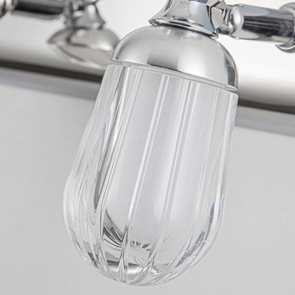 Modern Silver Brushed Vanity Light - Image 8
