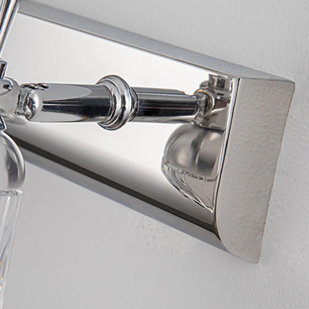 Modern Silver Brushed Vanity Light - Image 9