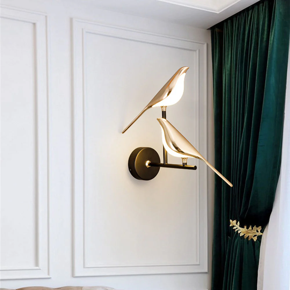 Modern Led Art Design Bird Wall Light - Image 19