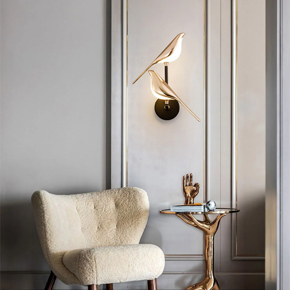 Modern Led Art Design Bird Wall Light - Image 20