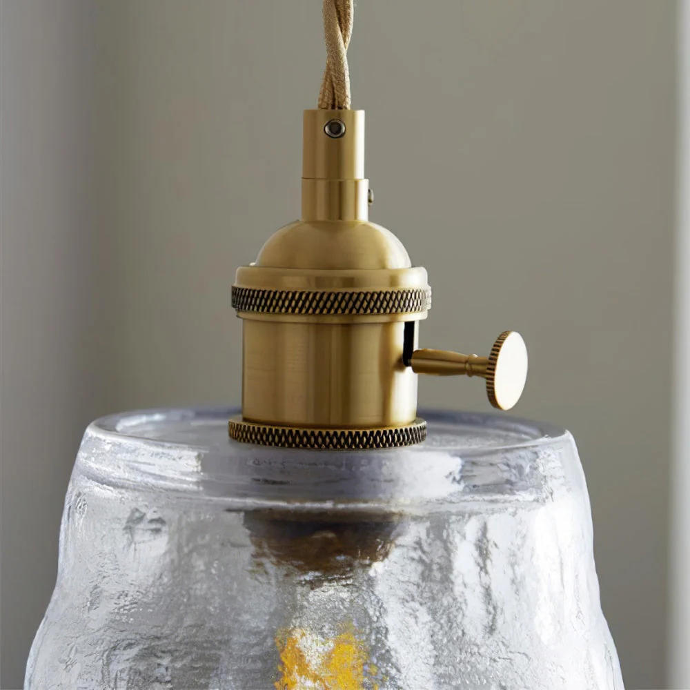 Modern Simple Cup Glass Pendant Lamp For Living Room - Image 11