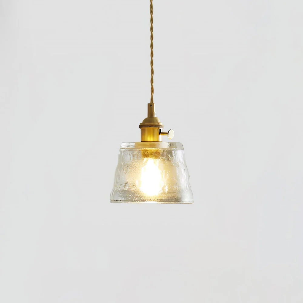 Modern Simple Cup Glass Pendant Lamp For Living Room - Image 12