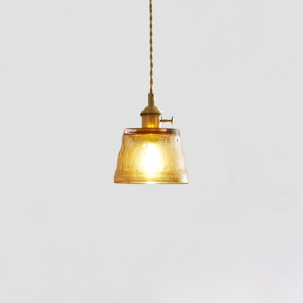 Modern Simple Cup Glass Pendant Lamp For Living Room - Image 5
