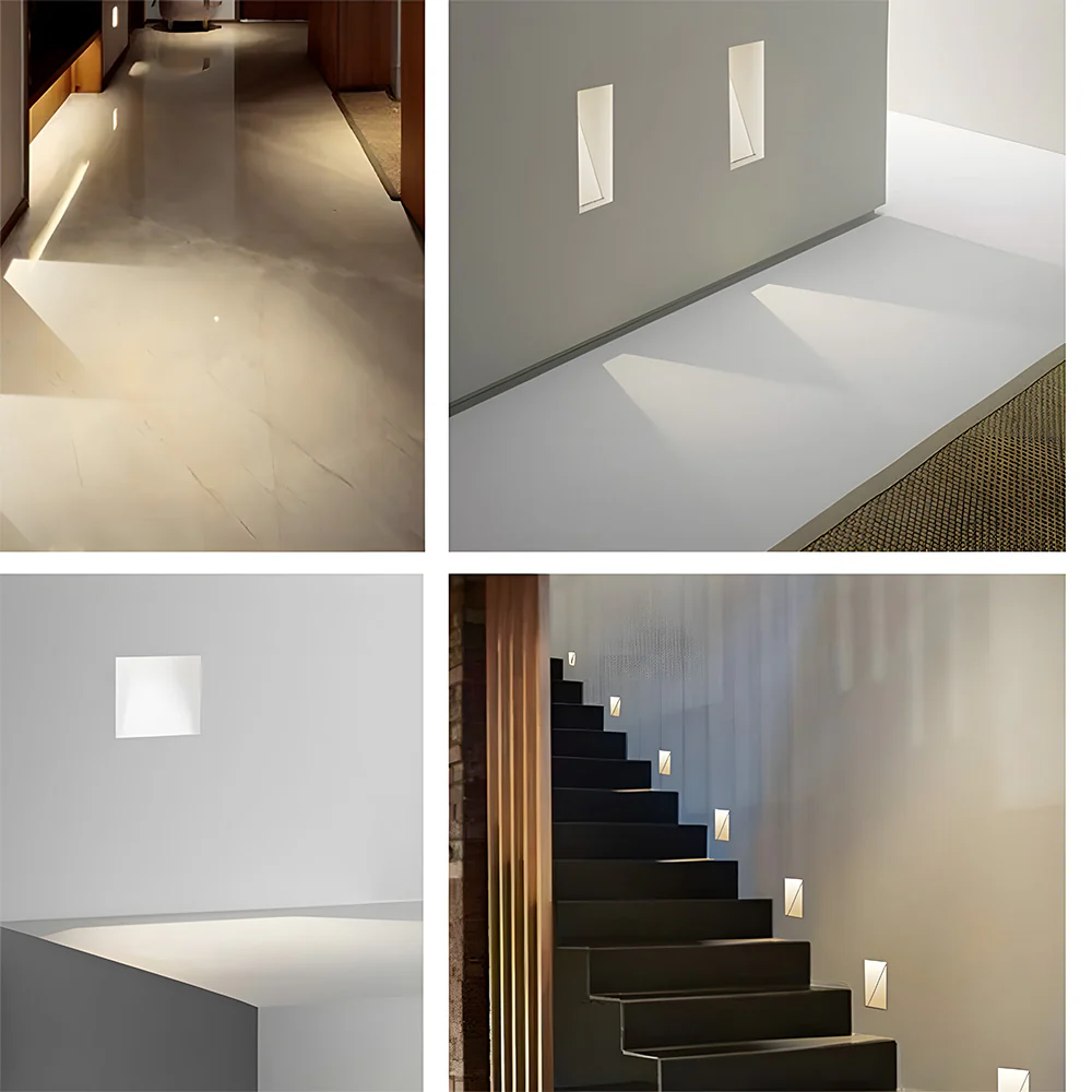 Modern Simple Embedded Frameless Staircase LED Wall Light - Image 12