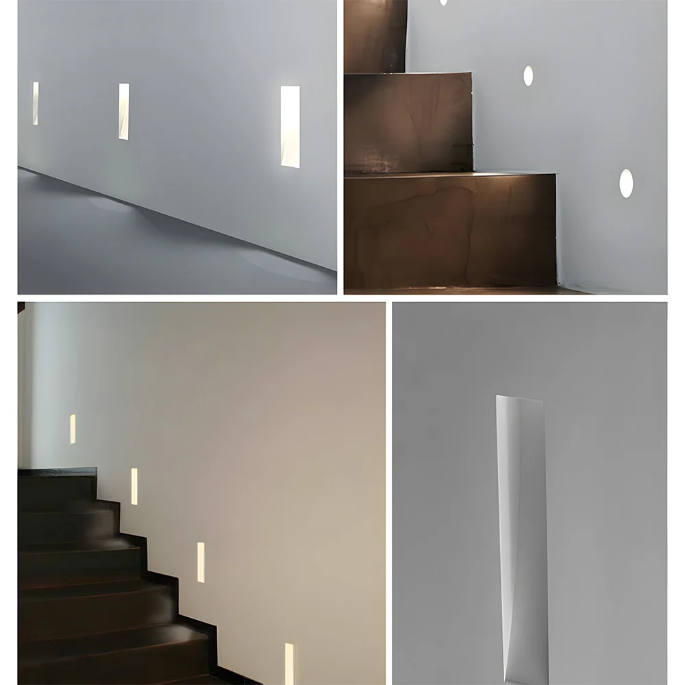 Modern Simple Embedded Frameless Staircase LED Wall Light - Image 19