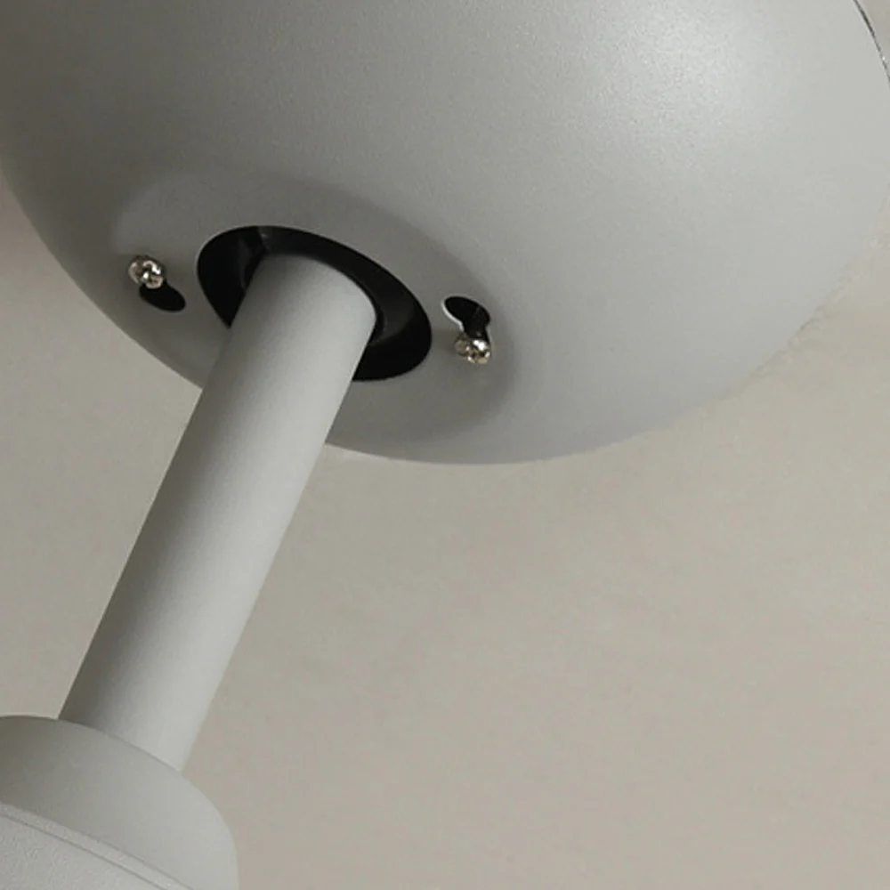 Modern Simple Flush Ceiling Fan With LED Lighting - Image 19