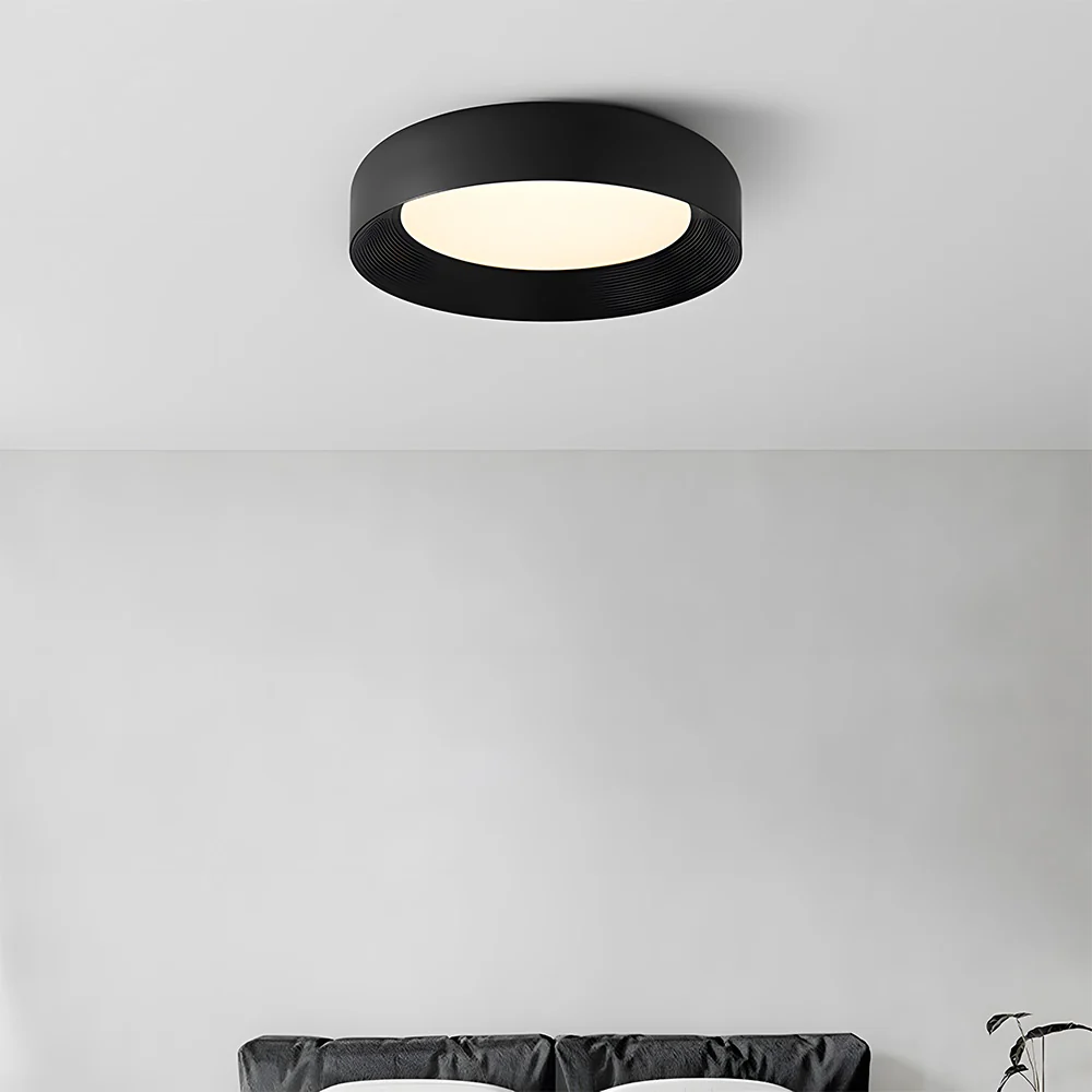 Modern Simple Round Acrylic Shade LED Ceiling Light - Image 2