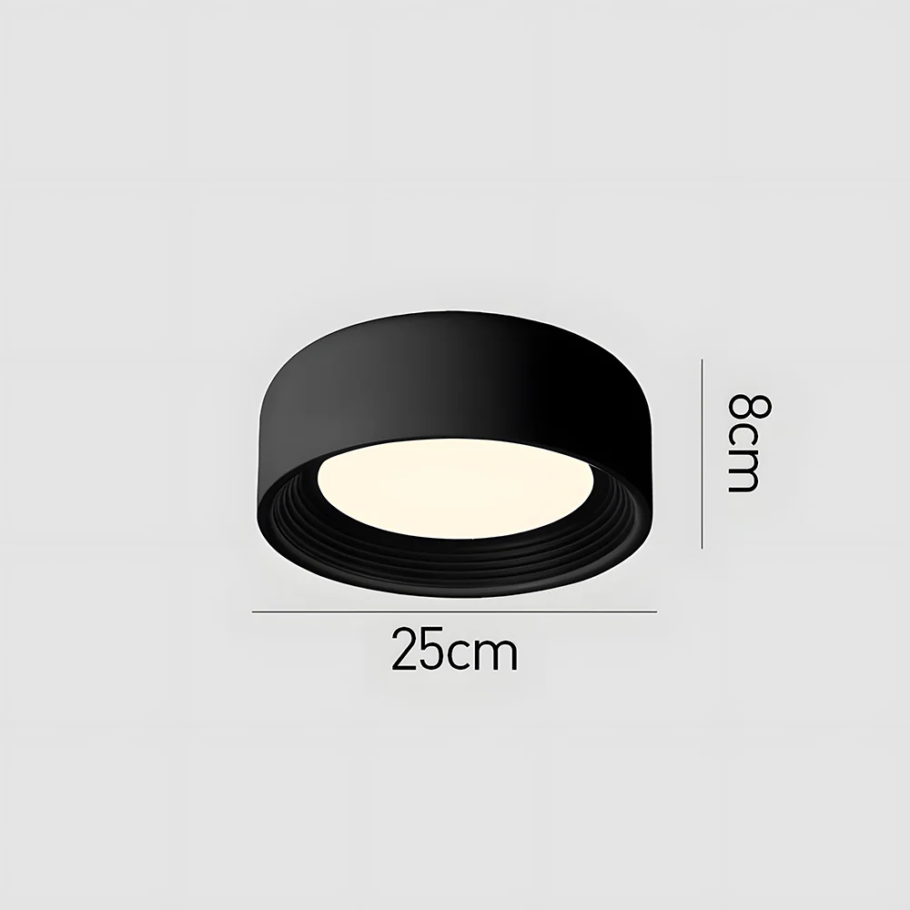 Modern Simple Round Acrylic Shade LED Ceiling Light - Image 3