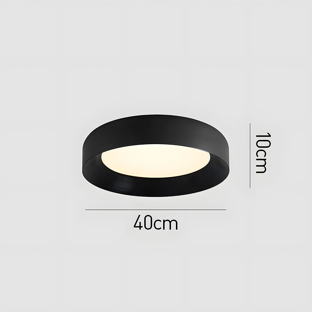 Modern Simple Round Acrylic Shade LED Ceiling Light - Image 4