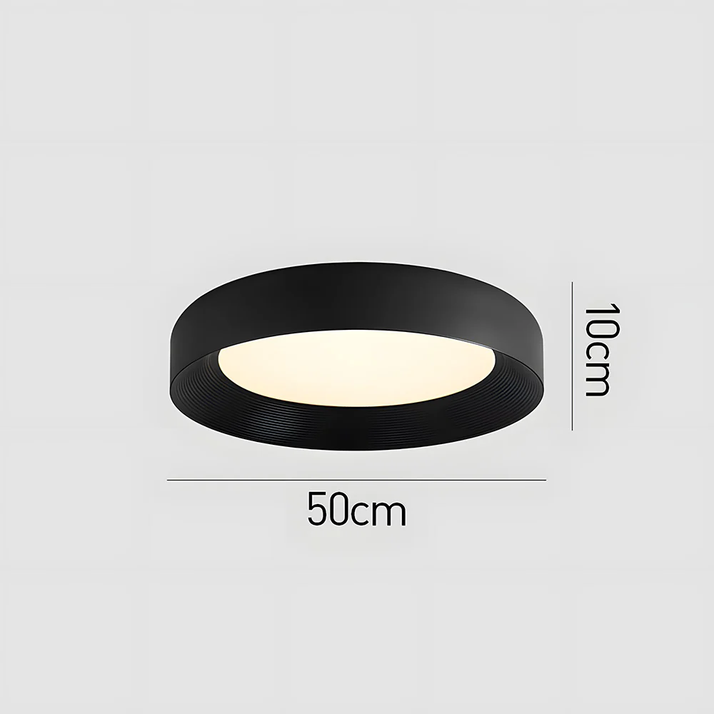 Modern Simple Round Acrylic Shade LED Ceiling Light - Image 5