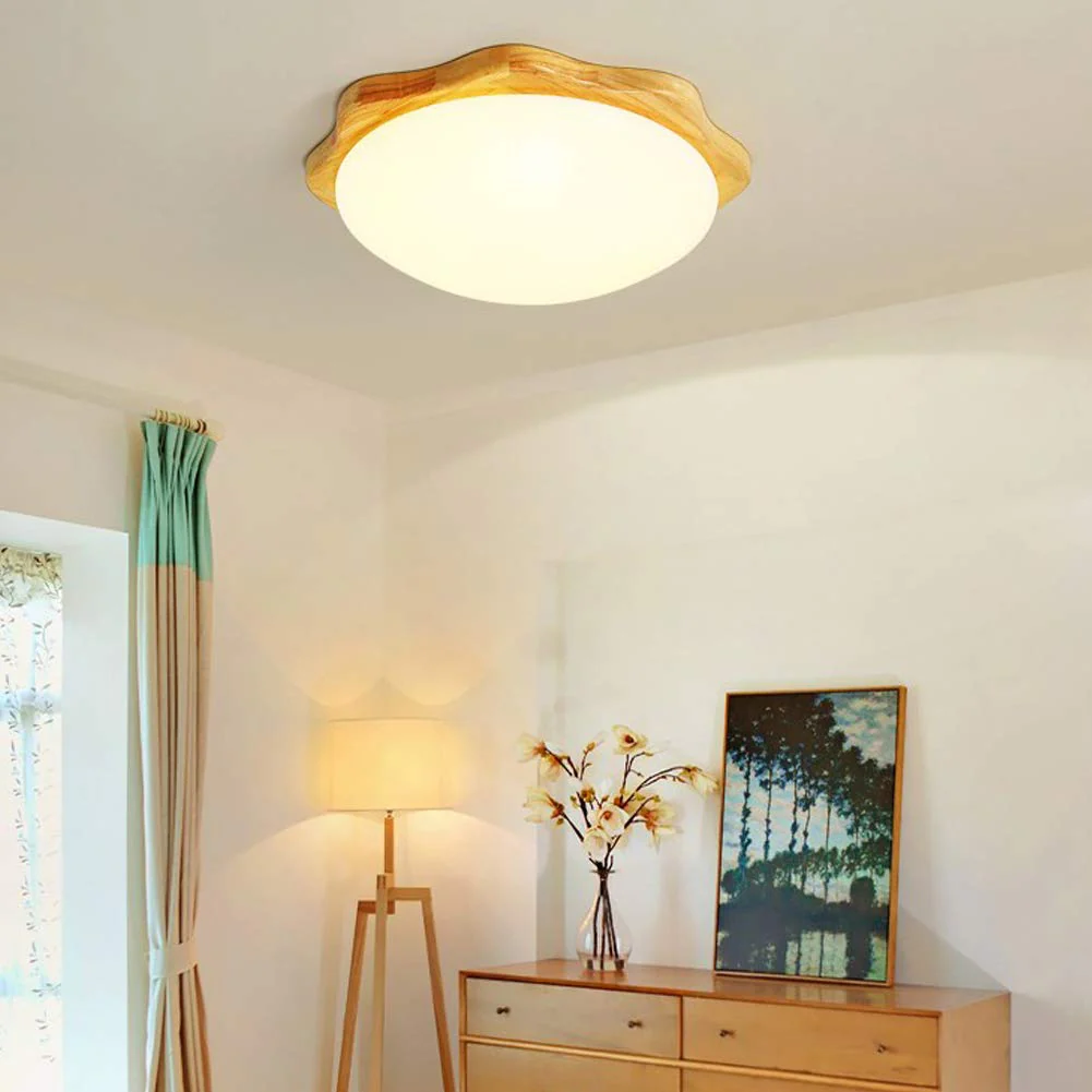 Unique Contemporary Ceiling Light Wood Ceiling Lamp - Image 2