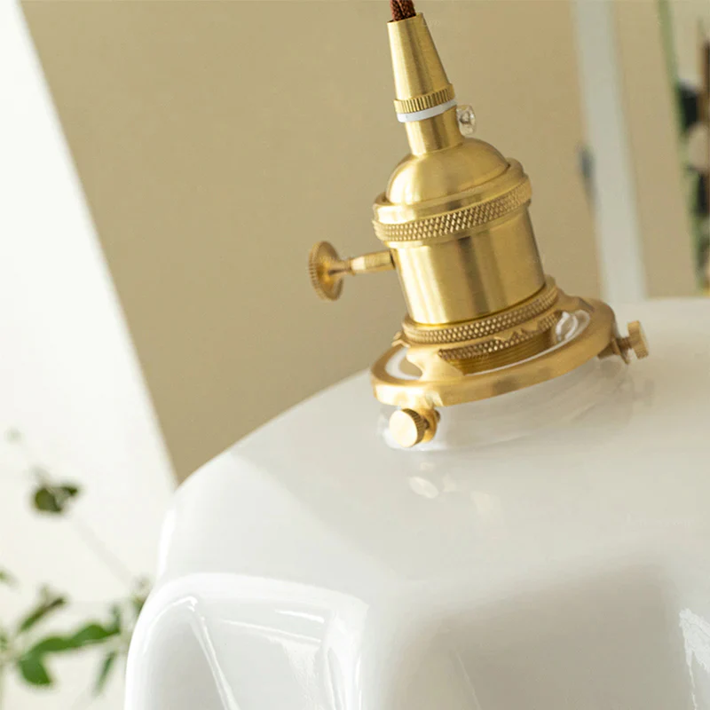 Modern Romantic Small Glass Ribbon Edge Pendant Light For Living Room - Image 4