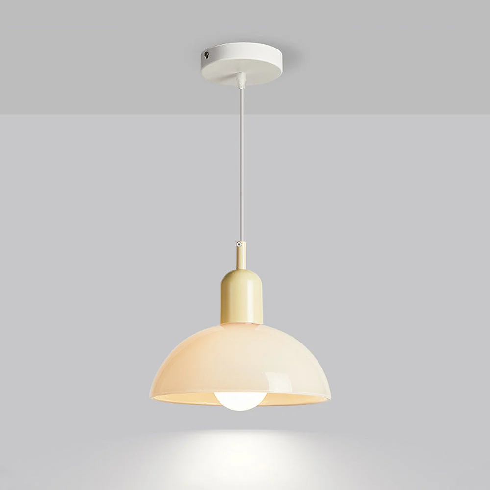 Modern Stained Mini Bedside Pendant Light - Image 16