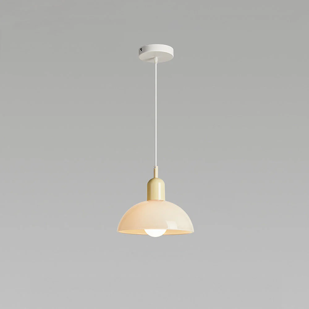 Modern Stained Mini Bedside Pendant Light - Image 17