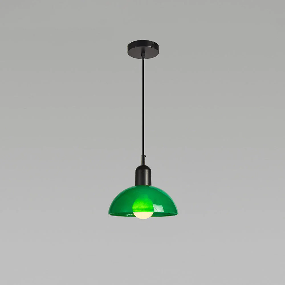 Modern Stained Mini Bedside Pendant Light - Image 19