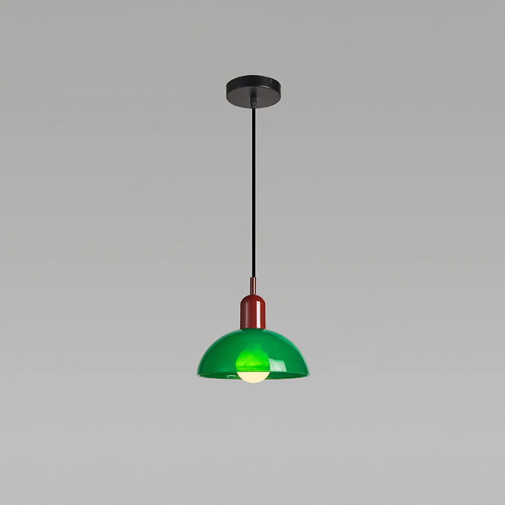 Modern Stained Mini Bedside Pendant Light - Image 21