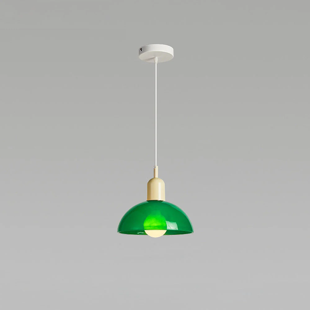 Modern Stained Mini Bedside Pendant Light - Image 25