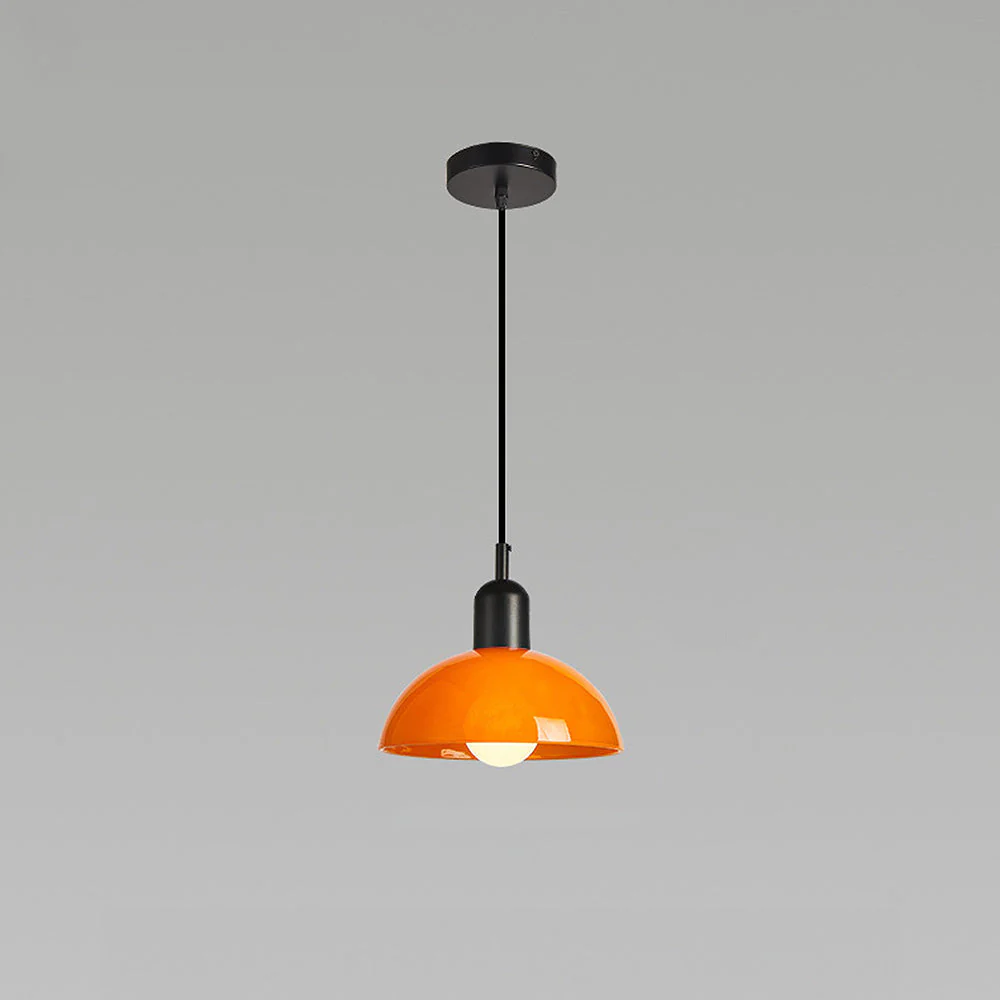 Modern Stained Mini Bedside Pendant Light - Image 3