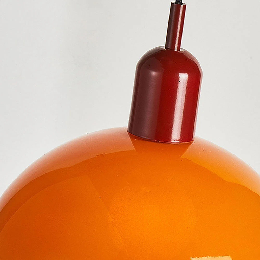 Modern Stained Mini Bedside Pendant Light - Image 5