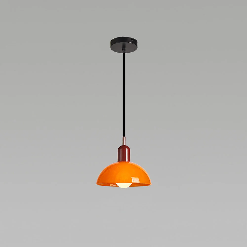 Modern Stained Mini Bedside Pendant Light - Image 7