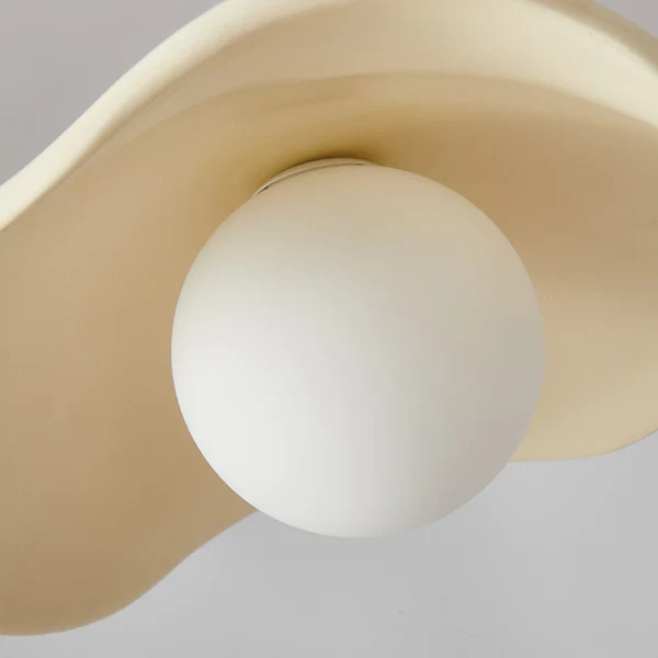Modern Style Hat Shade Resin Pendant Light - Image 12