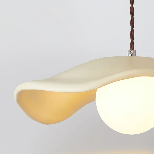 Modern Style Hat Shade Resin Pendant Light - Image 13