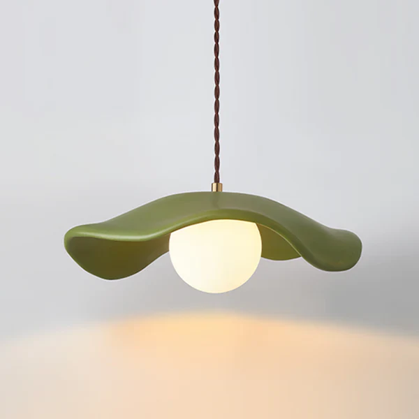 Modern Style Hat Shade Resin Pendant Light - Image 3