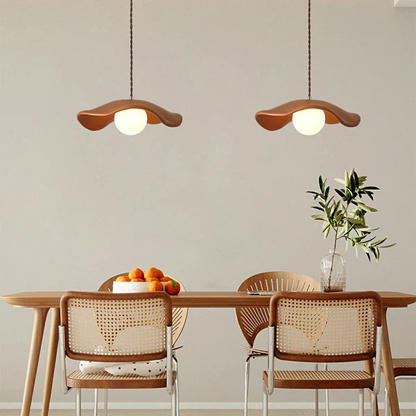 Modern Style Hat Shade Resin Pendant Light - Image 6