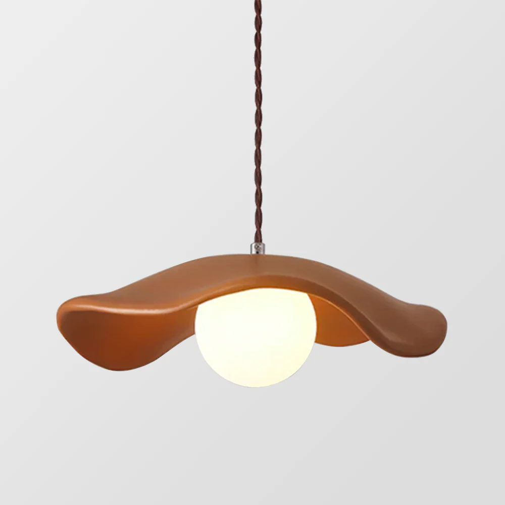 Modern Style Hat Shade Resin Pendant Light - Image 7