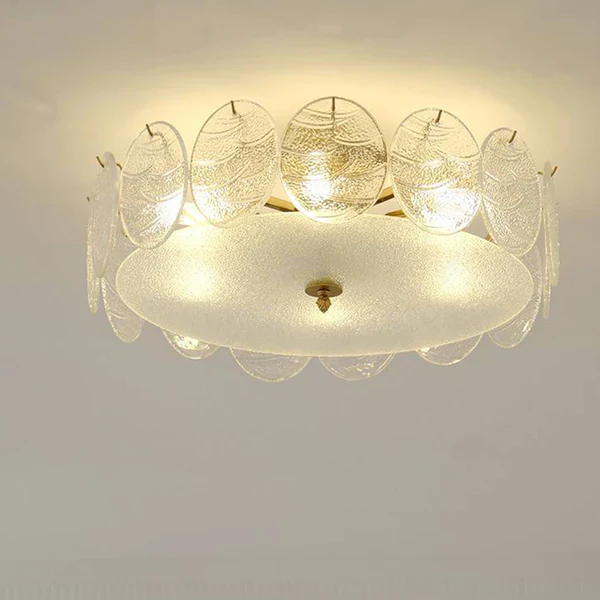 Modern Style Retro Glass Petals Ceiling Lamp - Image 2