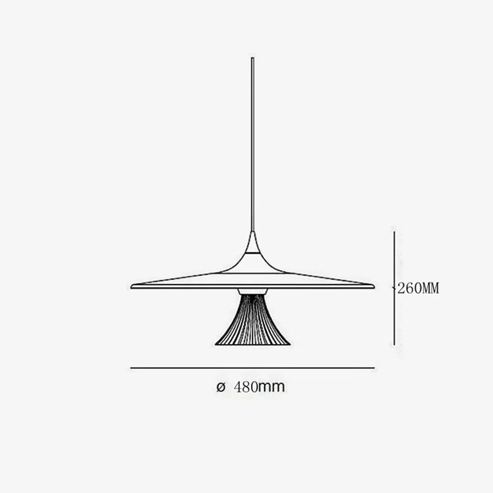 Modern Stylish Flying Saucer Chandelier Pendant Light - Image 4