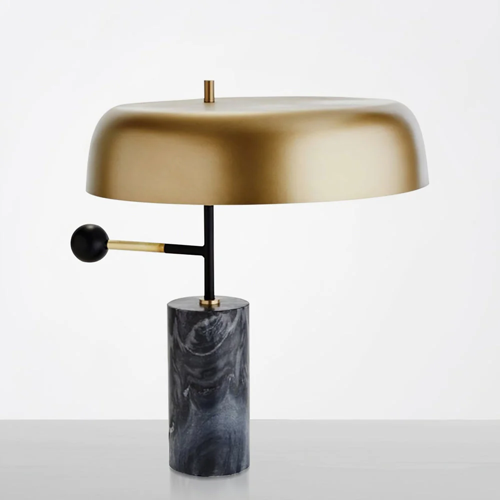 Modern Tall Black Table Lamp Design Beside Lamp - Image 10