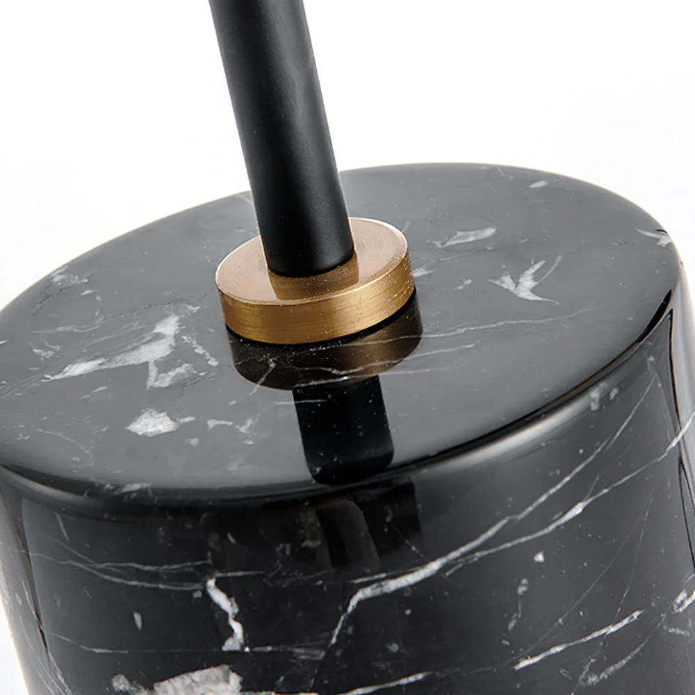 Modern Tall Black Table Lamp Design Beside Lamp - Image 7