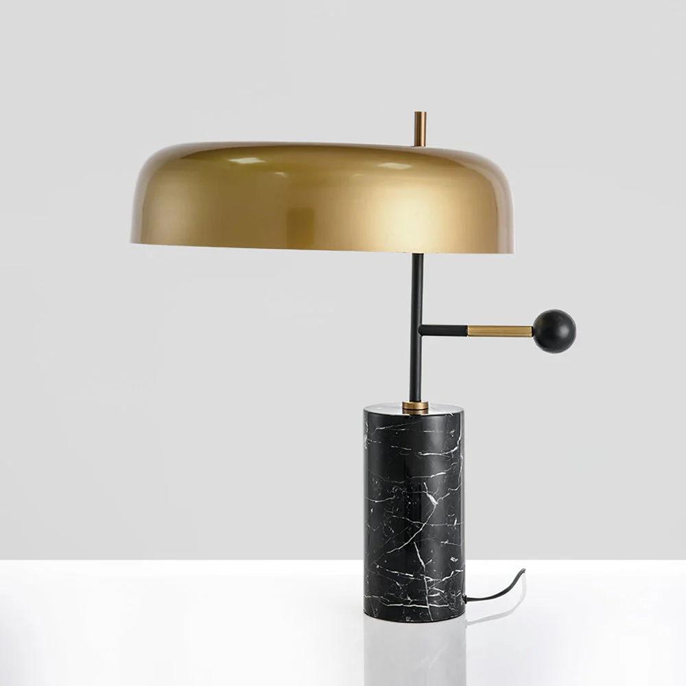 Modern Tall Black Table Lamp Design Beside Lamp - Image 8